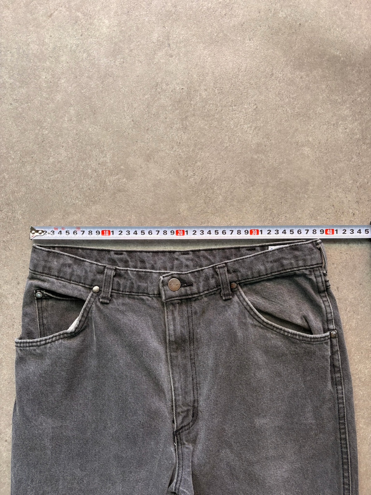 ג'ינס Wrangler שחור וינטג׳ - 30 – ג׳ינס וינטג׳ רנגלר, תמונה 3