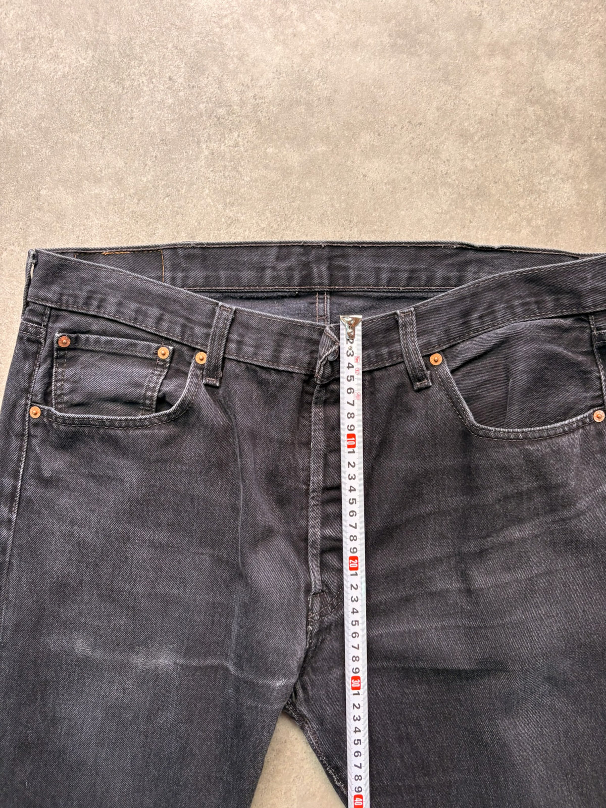 ג'ינס Levi's 501 שחור וינטג׳ - 37 – ג׳ינס ליוויס וינטג׳, תמונה 5