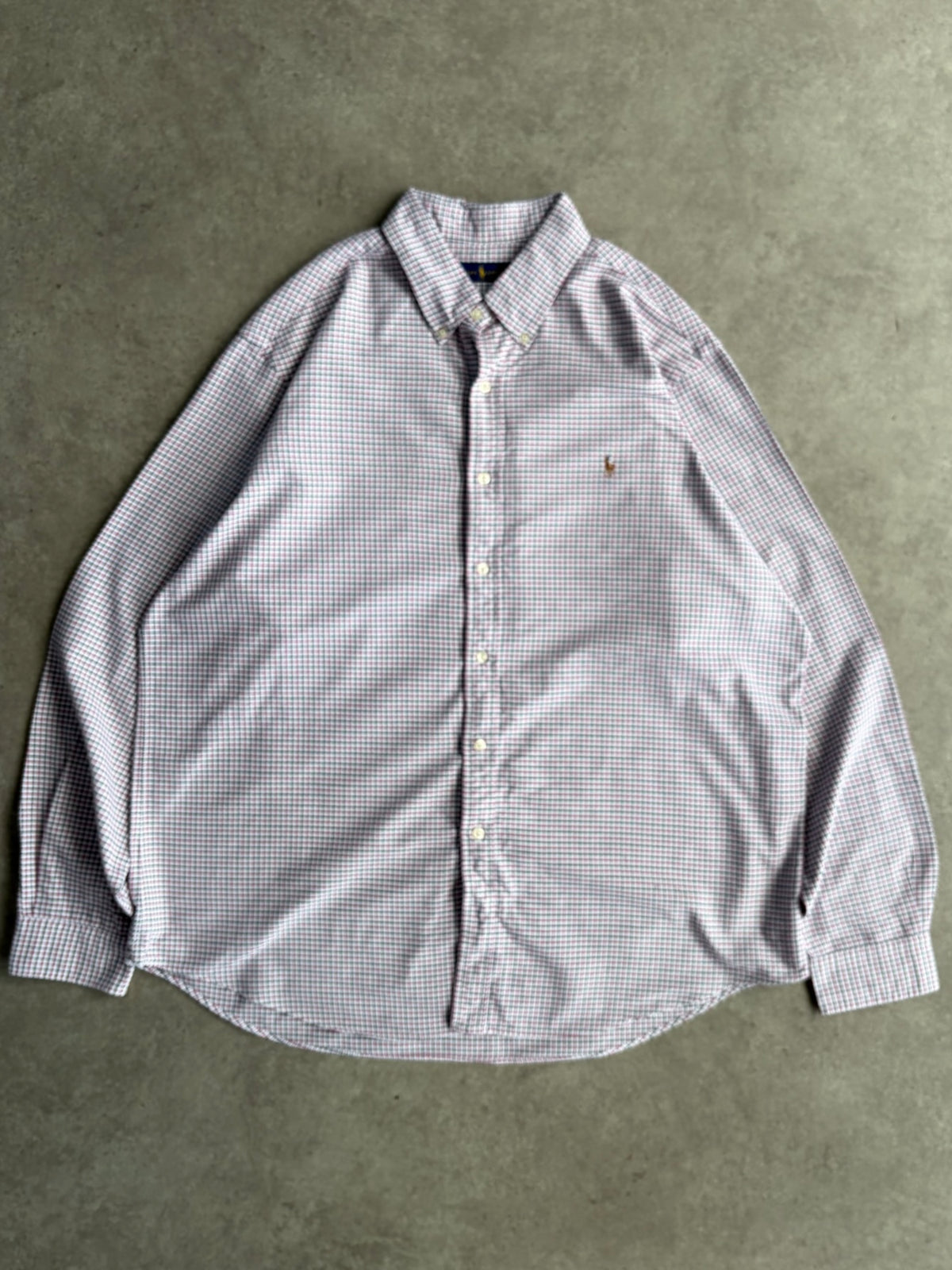 חולצת Ralph Lauren משבצות וינטג׳ - XXL