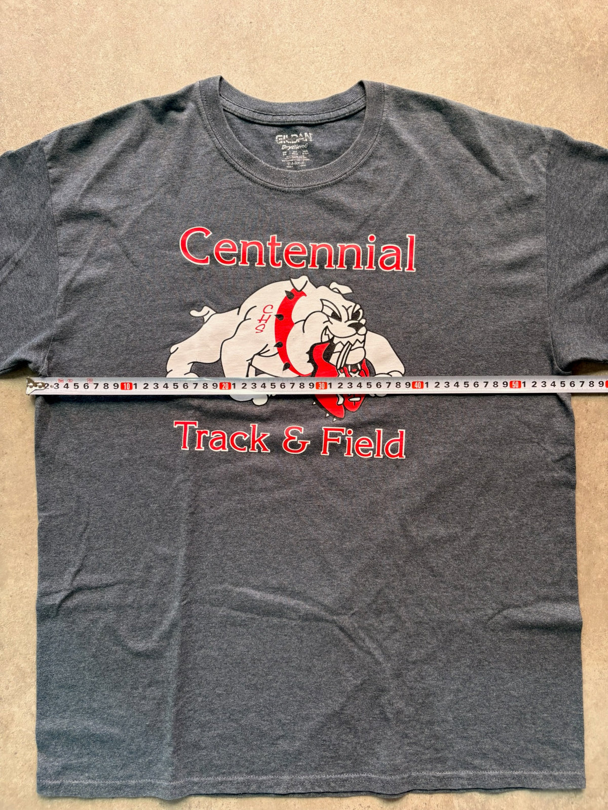 טישירט Centennial Track & Field וינטג׳ - L – טי שירט וינטג׳, תמונה 3
