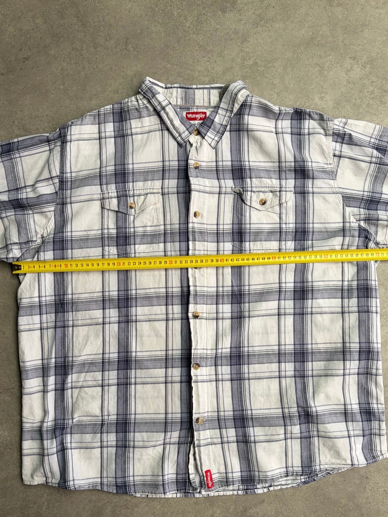 חולצת Wrangler משבצות וינטג׳ - 3XL