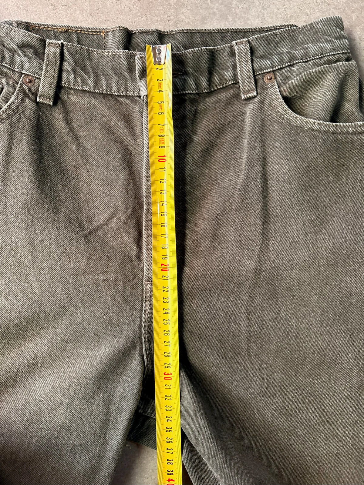 ג׳ינס Levi's 550 אפור-ירקרק וינטג׳ - 30