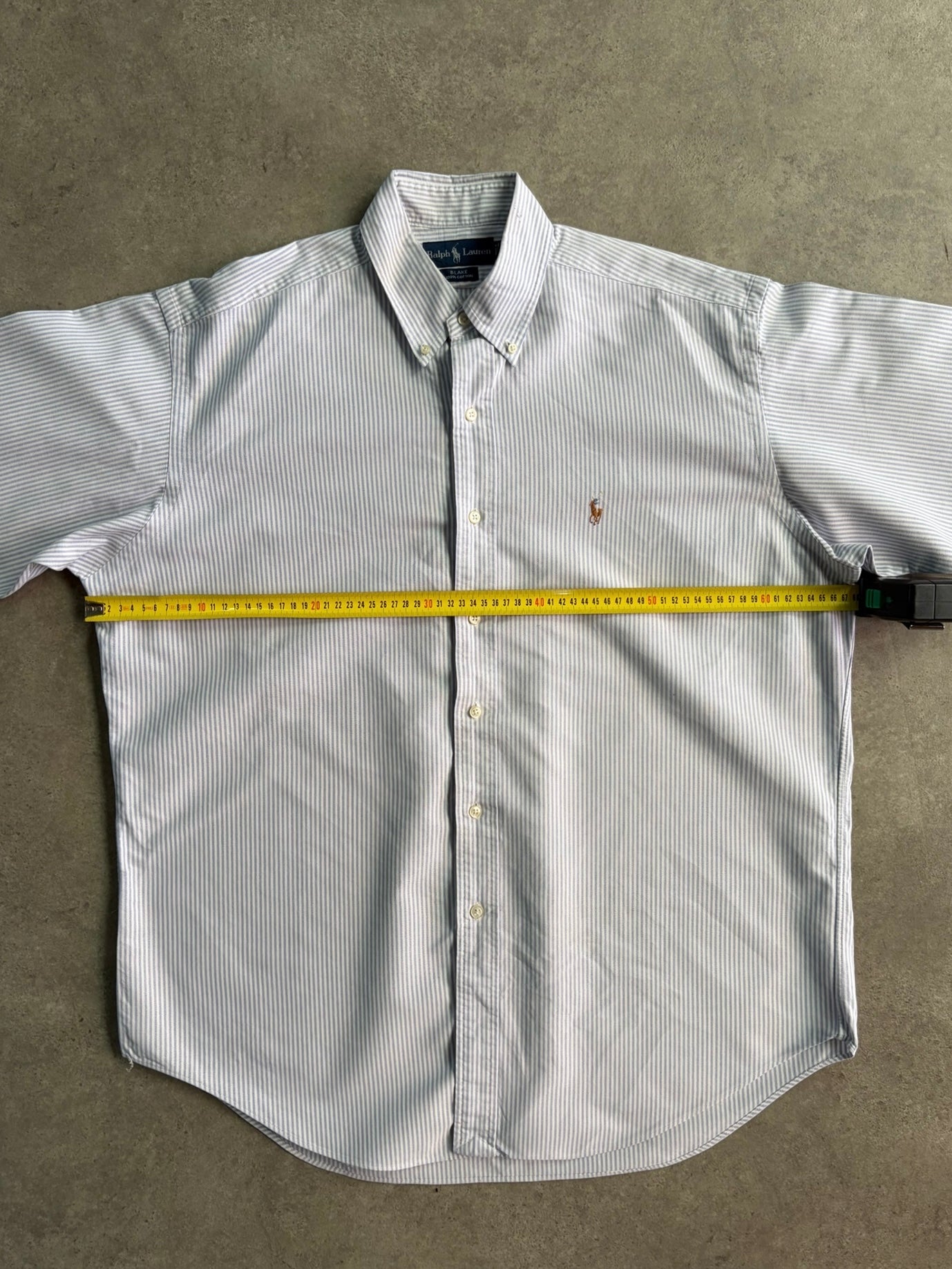 חולצת אוקספורד Ralph Lauren פסים וינטג׳ - XXL