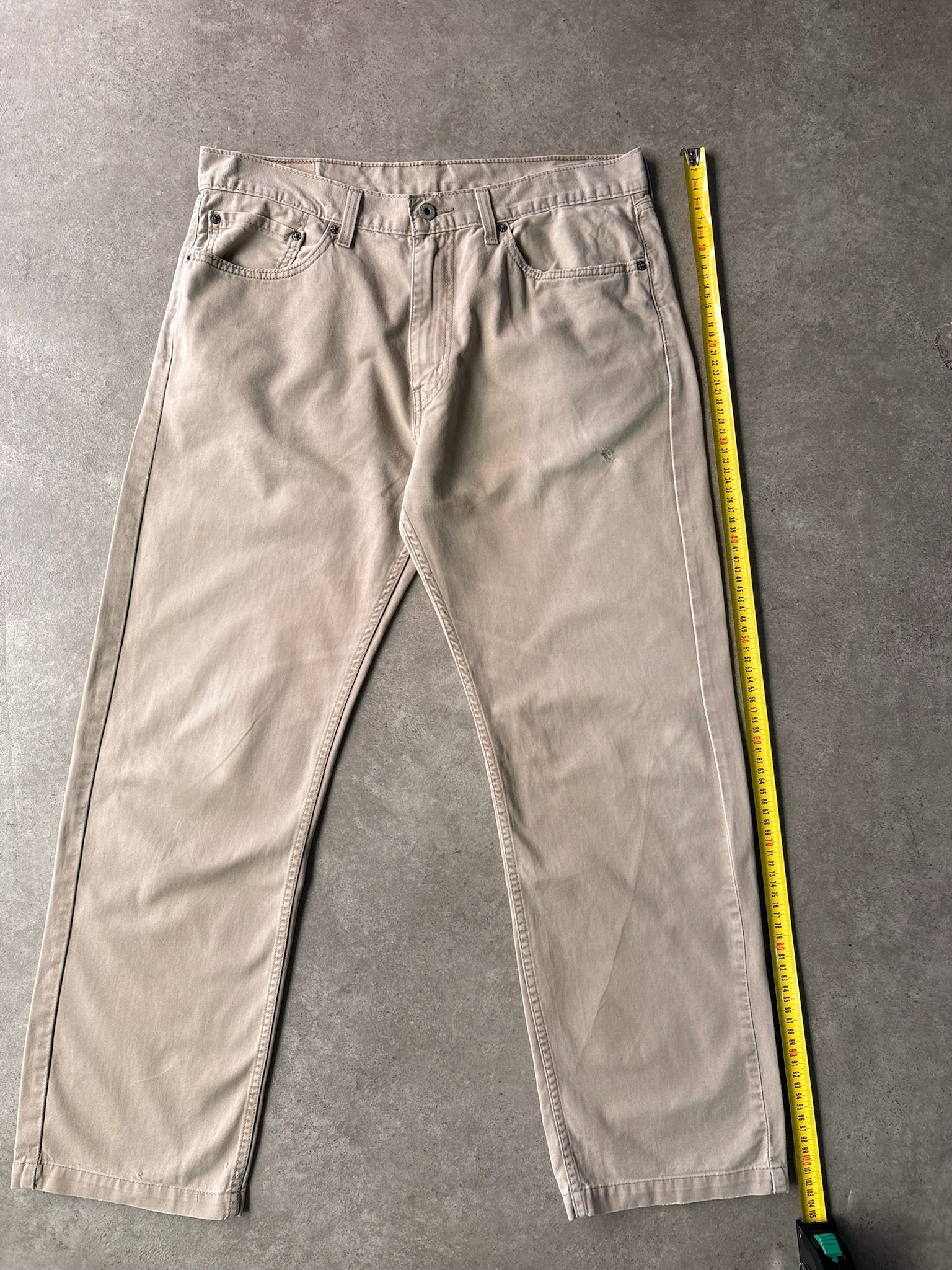 מכנסי Levi's 505 בז׳ וינטג׳ - 35