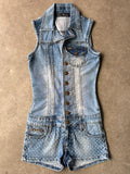 אוברול ג׳ינס קצר Guess וינטג׳ - 27