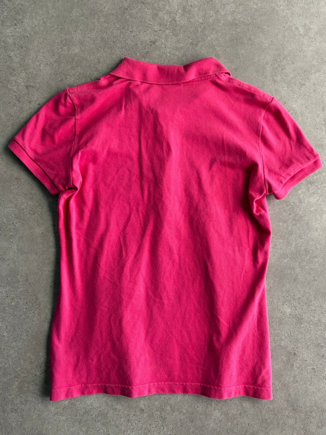 חולצת פולו Lacoste ורודה וינטג׳ - XS