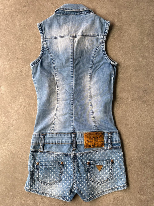 אוברול ג׳ינס קצר Guess וינטג׳ - 27