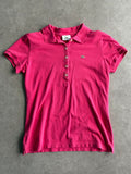 חולצת פולו Lacoste ורודה וינטג׳ - XS