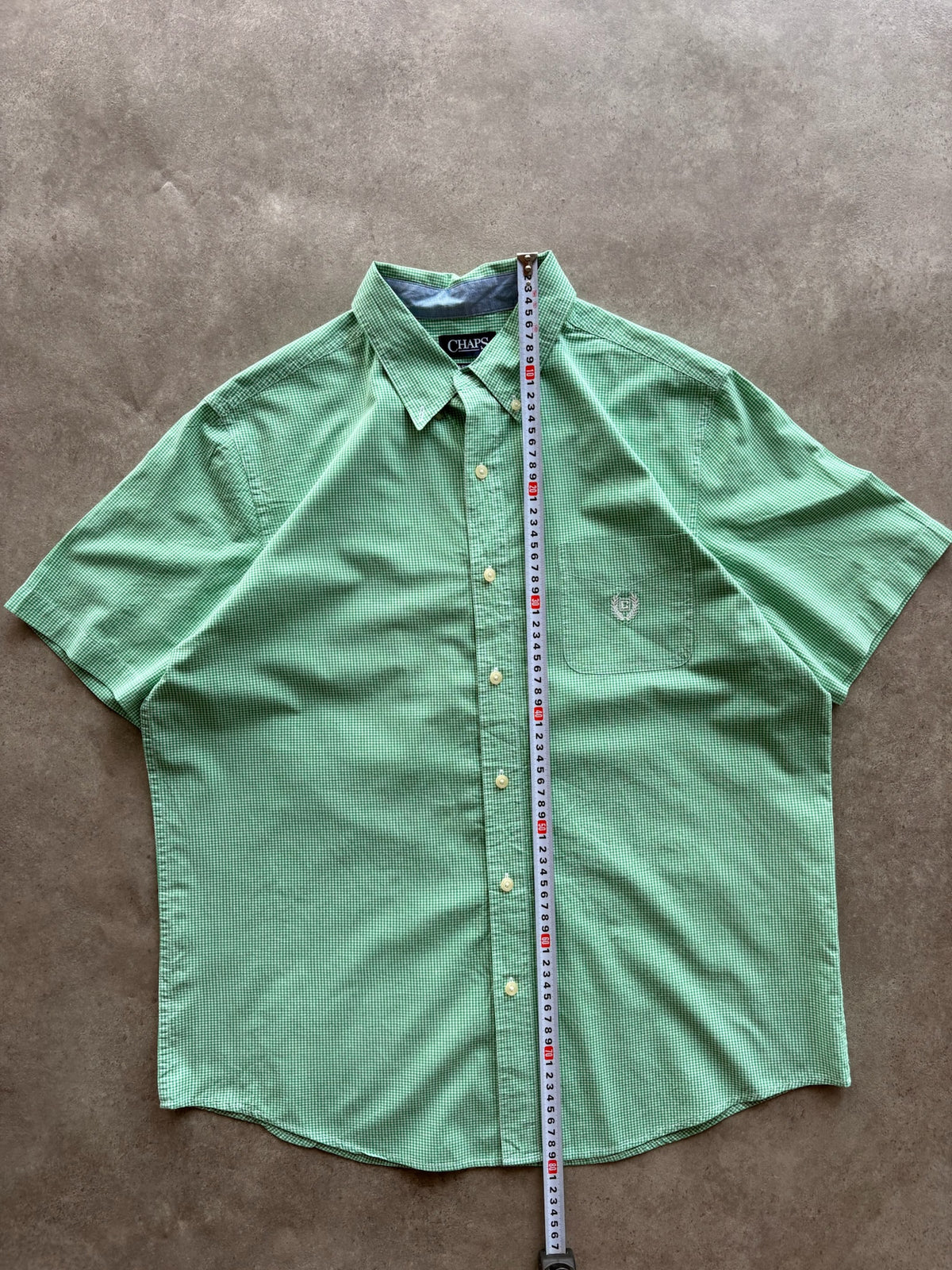 חולצה מכופתרת Chaps משובצת וינטג׳ - XL – חולצת פלנל משבצות וינטג׳, תמונה 4