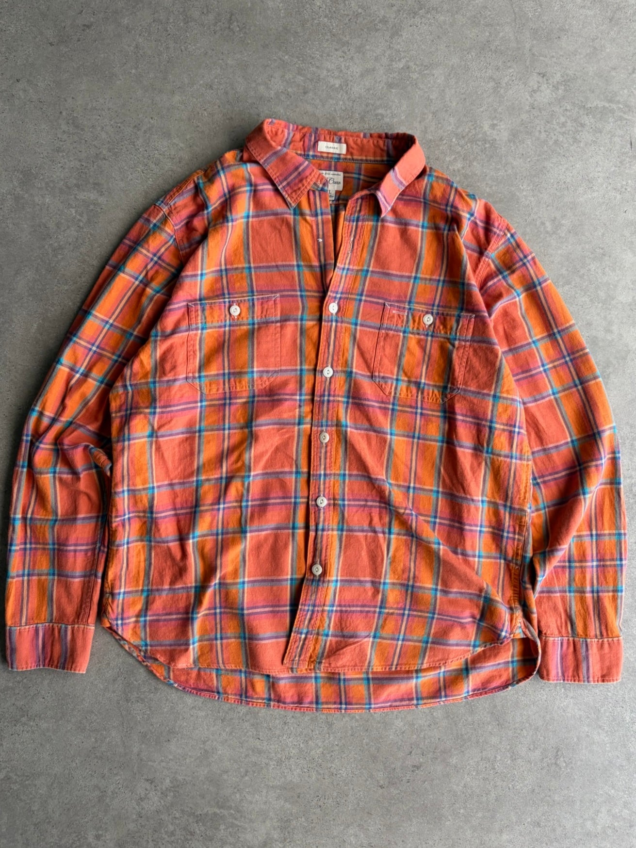 חולצת משבצות J.Crew וינטג׳ - XXL