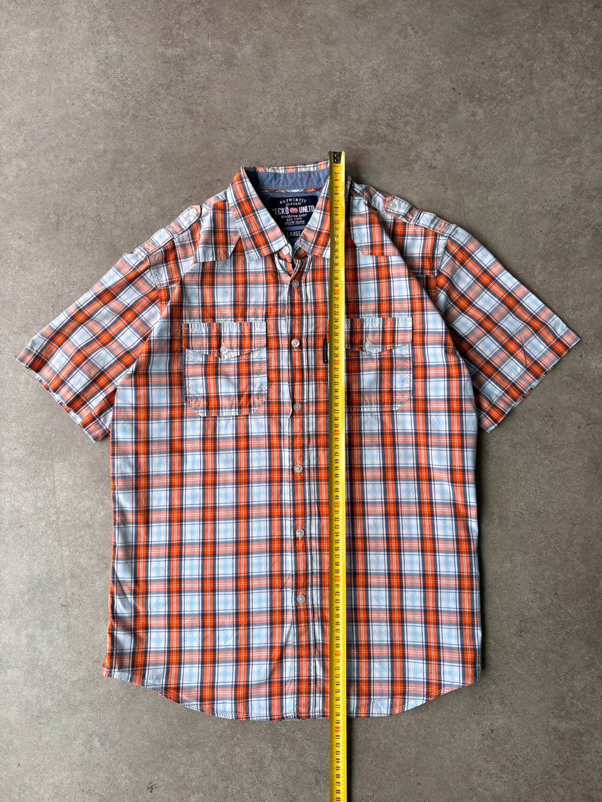 חולצה מכופתרת משובצת Ecko Unltd וינטג׳ - L