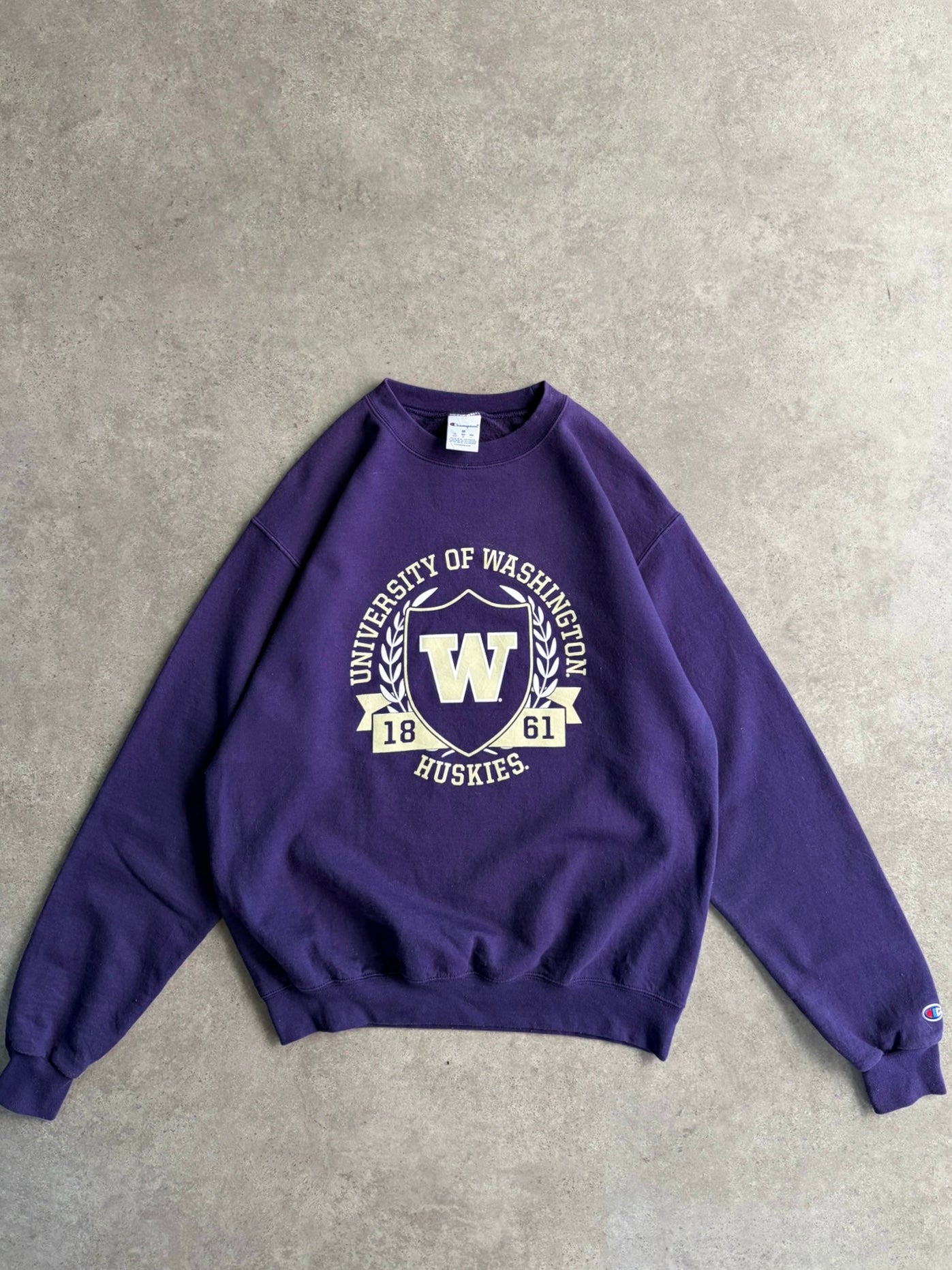 סווטשירט Champion University of Washington וינטג׳ - L