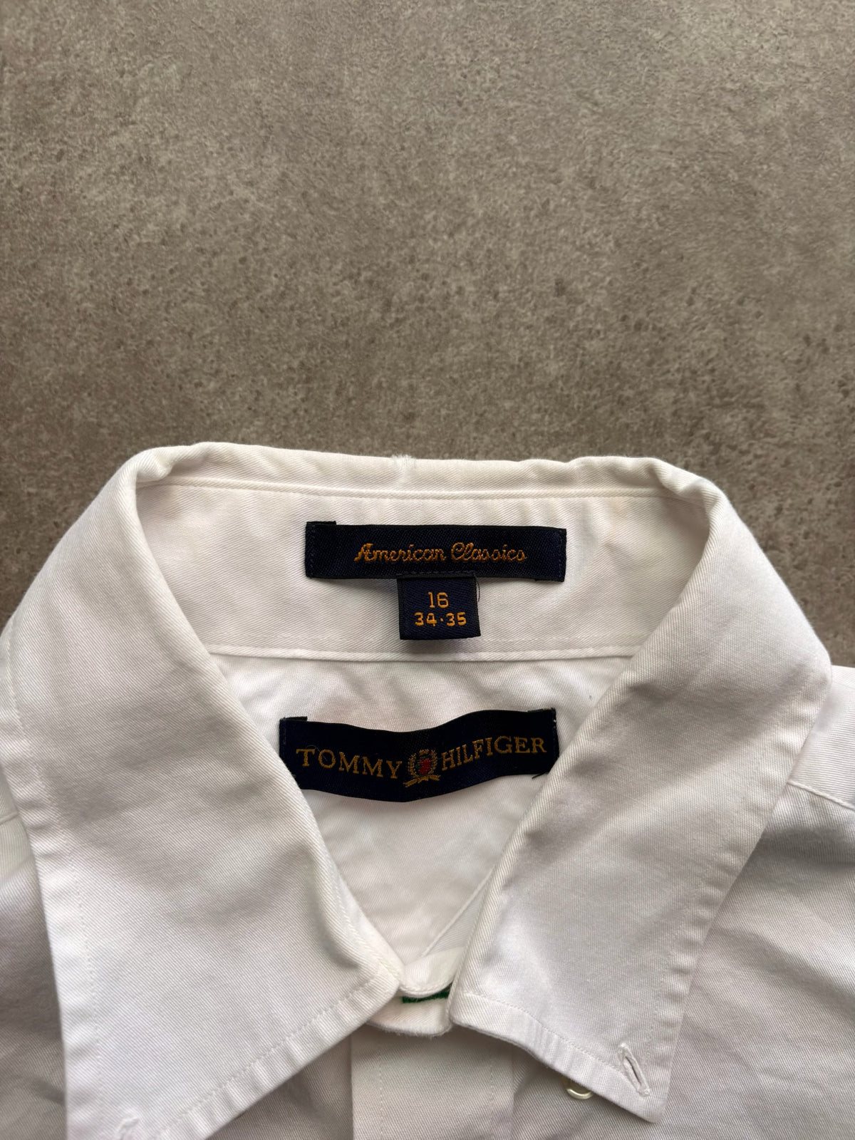 חולצה מכופתרת Tommy Hilfiger וינטג׳ - XL – חולצה מכופתרת וינטג׳ טומי הילפיגר, תמונה 3