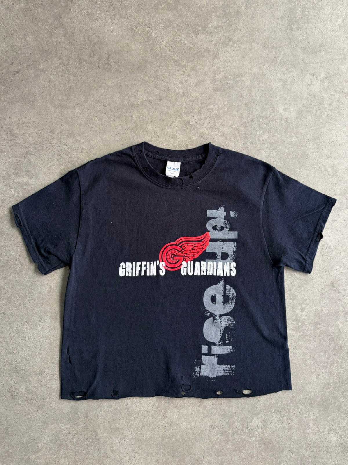 טי שירט Detroit Red Wings קרופ וינטג׳ - XXS