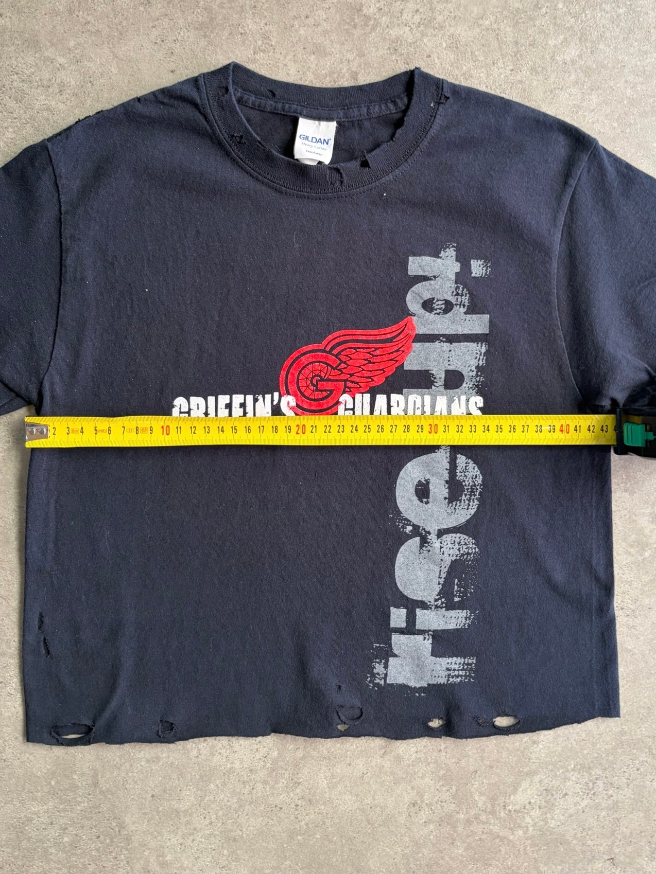 טי שירט Detroit Red Wings קרופ וינטג׳ - XXS