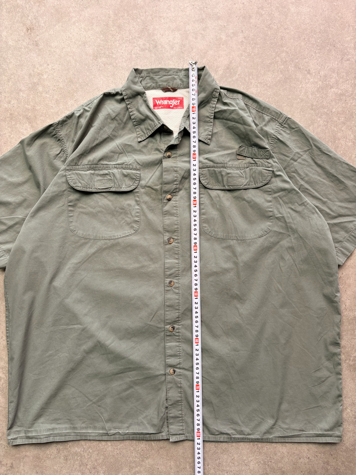 חולצה מכופתרת Wrangler וינטג׳ - 3XL – חולצה מכופתרת וינטג׳ רנגלר, תמונה 4