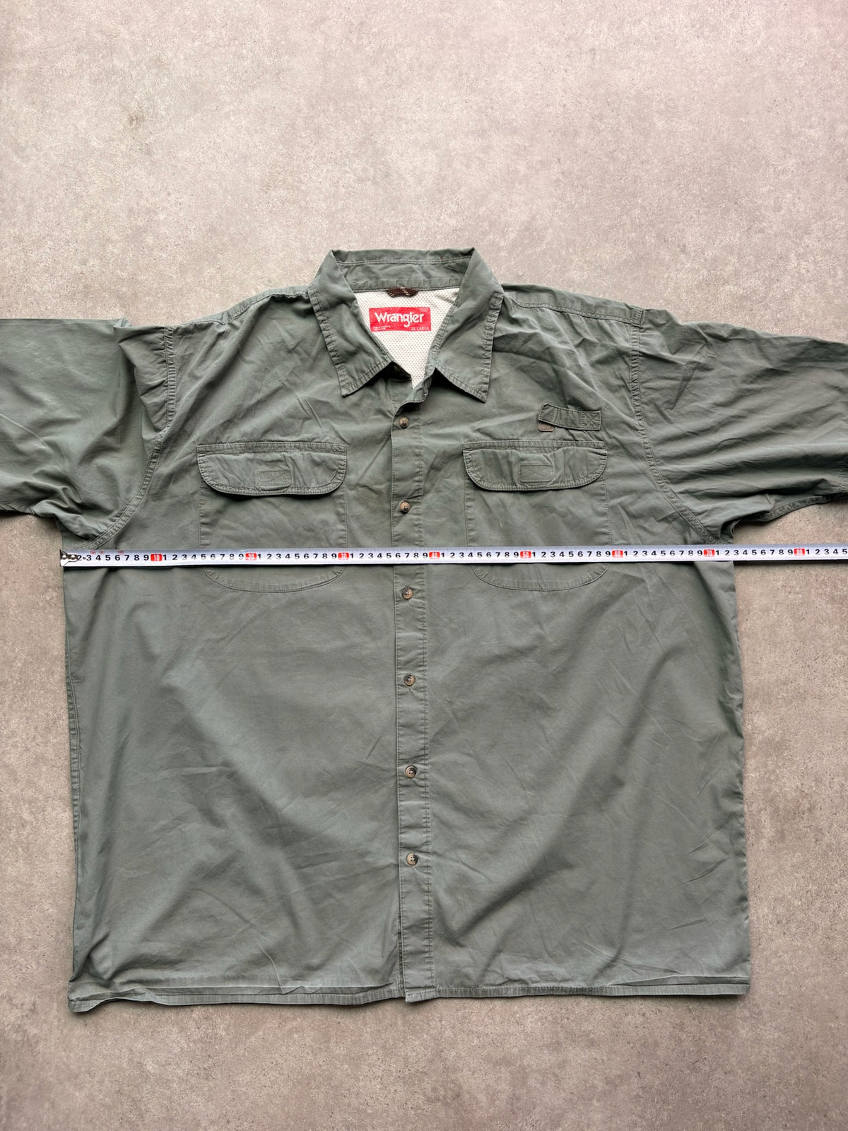 חולצה מכופתרת Wrangler וינטג׳ - 3XL – חולצה מכופתרת וינטג׳ רנגלר, תמונה 5