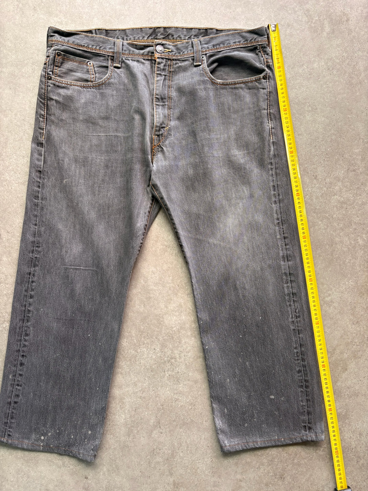 ג'ינס Levi's 501 וינטג' אפור - 39 – ג׳ינס ליוויס וינטג׳, תמונה 5
