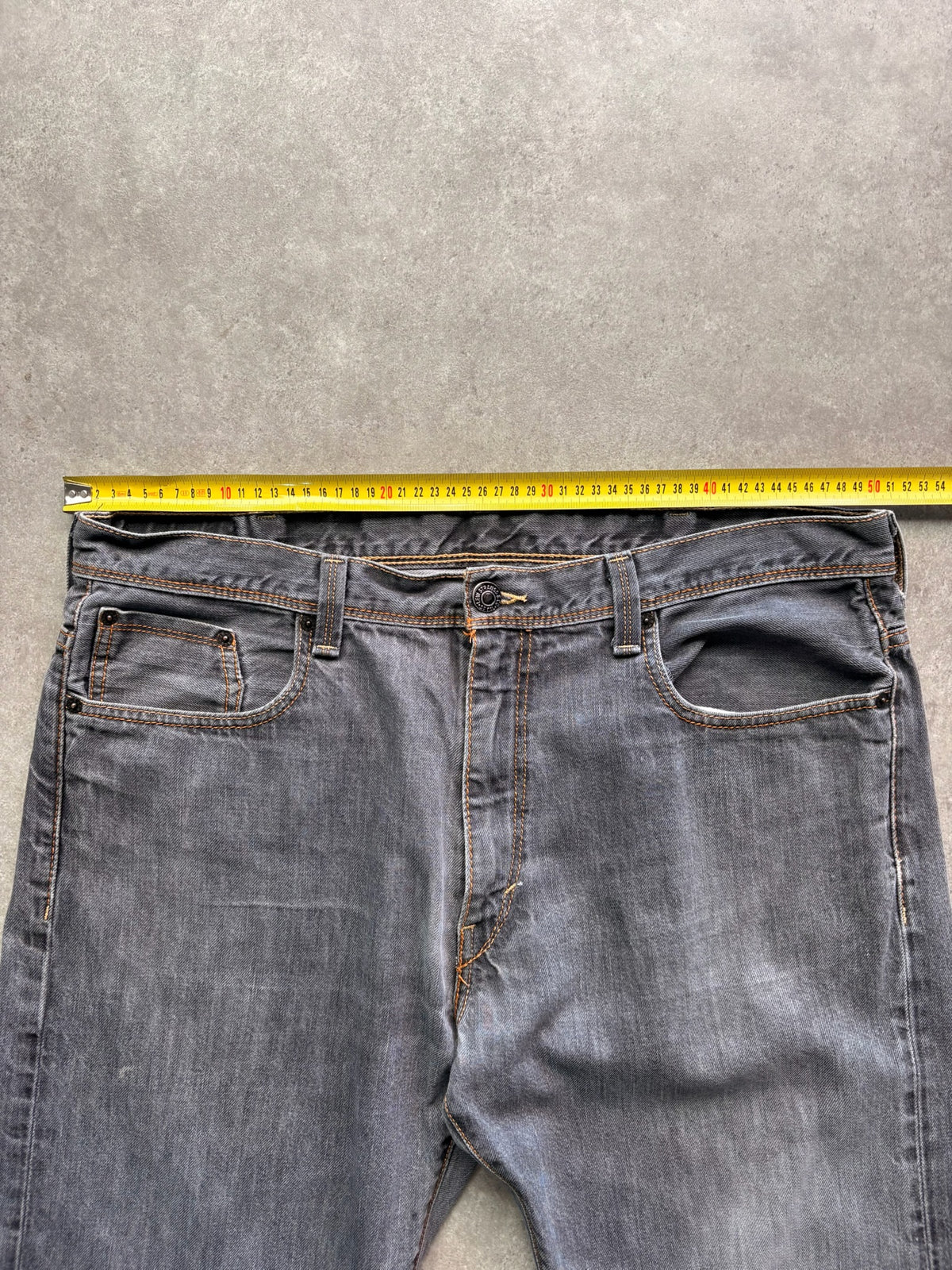 ג'ינס Levi's 501 וינטג' אפור - 39 – ג׳ינס ליוויס וינטג׳, תמונה 7