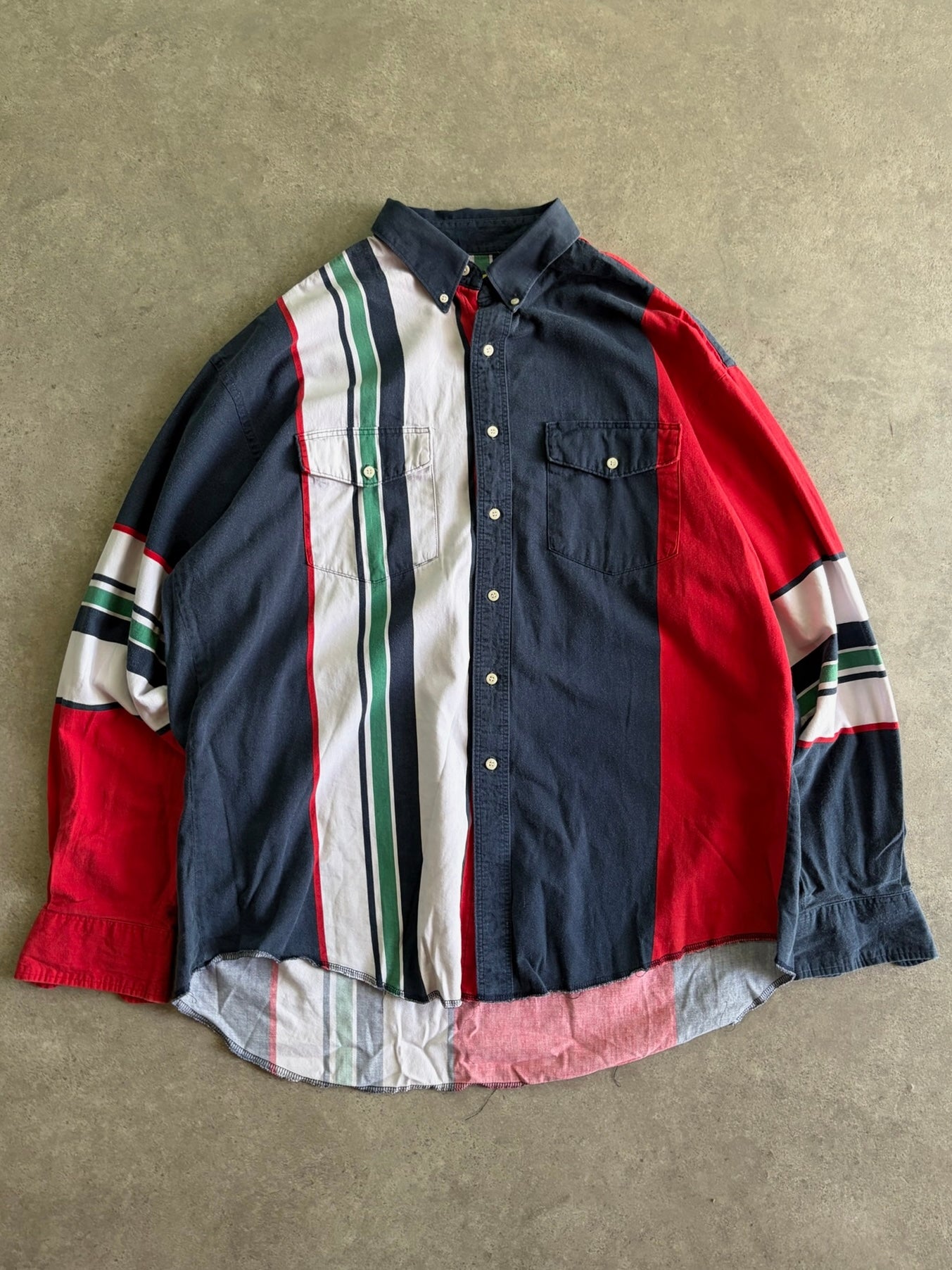 חולצת Wrangler פסים וינטג׳ - XXL