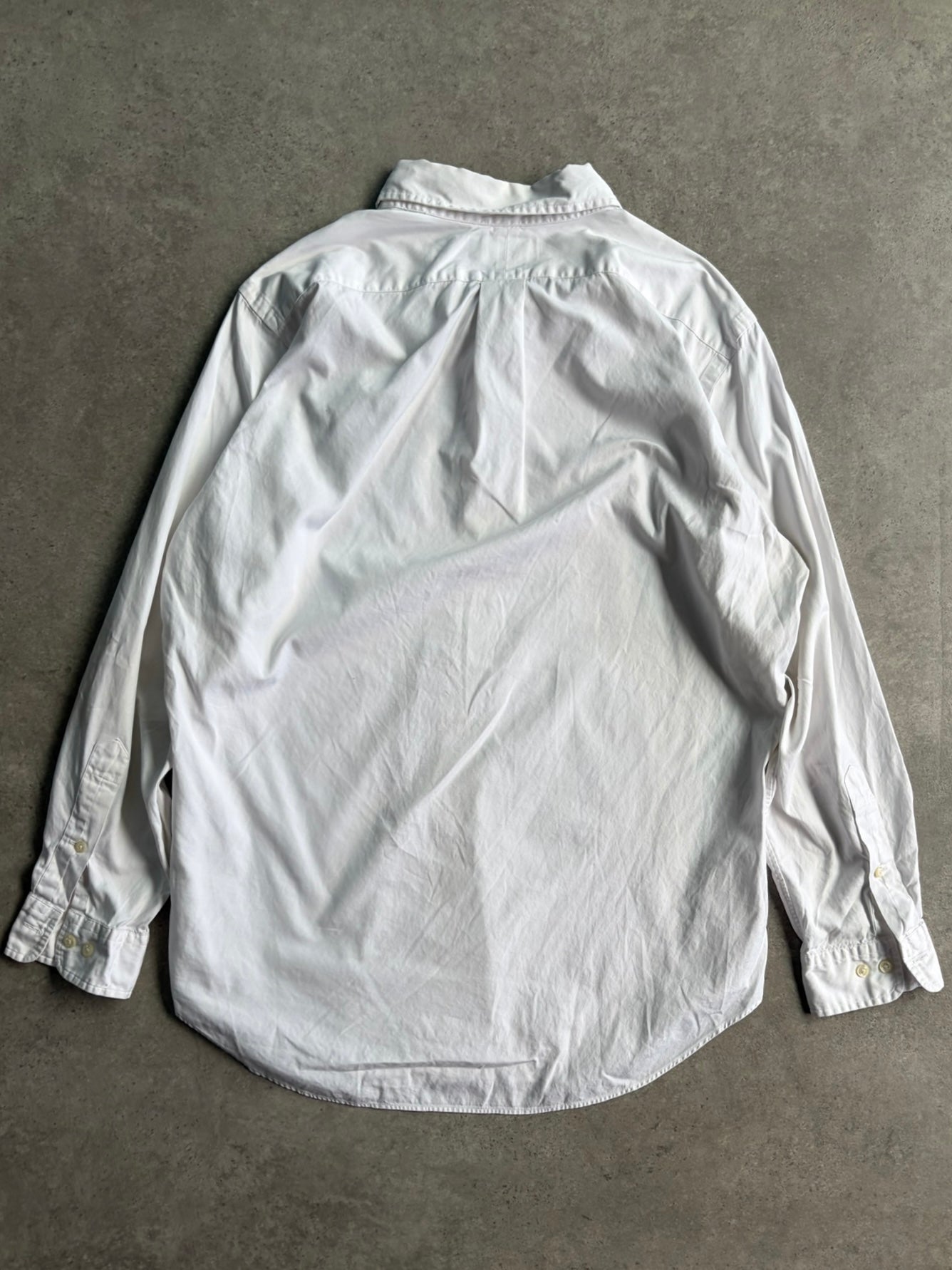 חולצת אוקספורד Ralph Lauren לבנה וינטג׳ - L