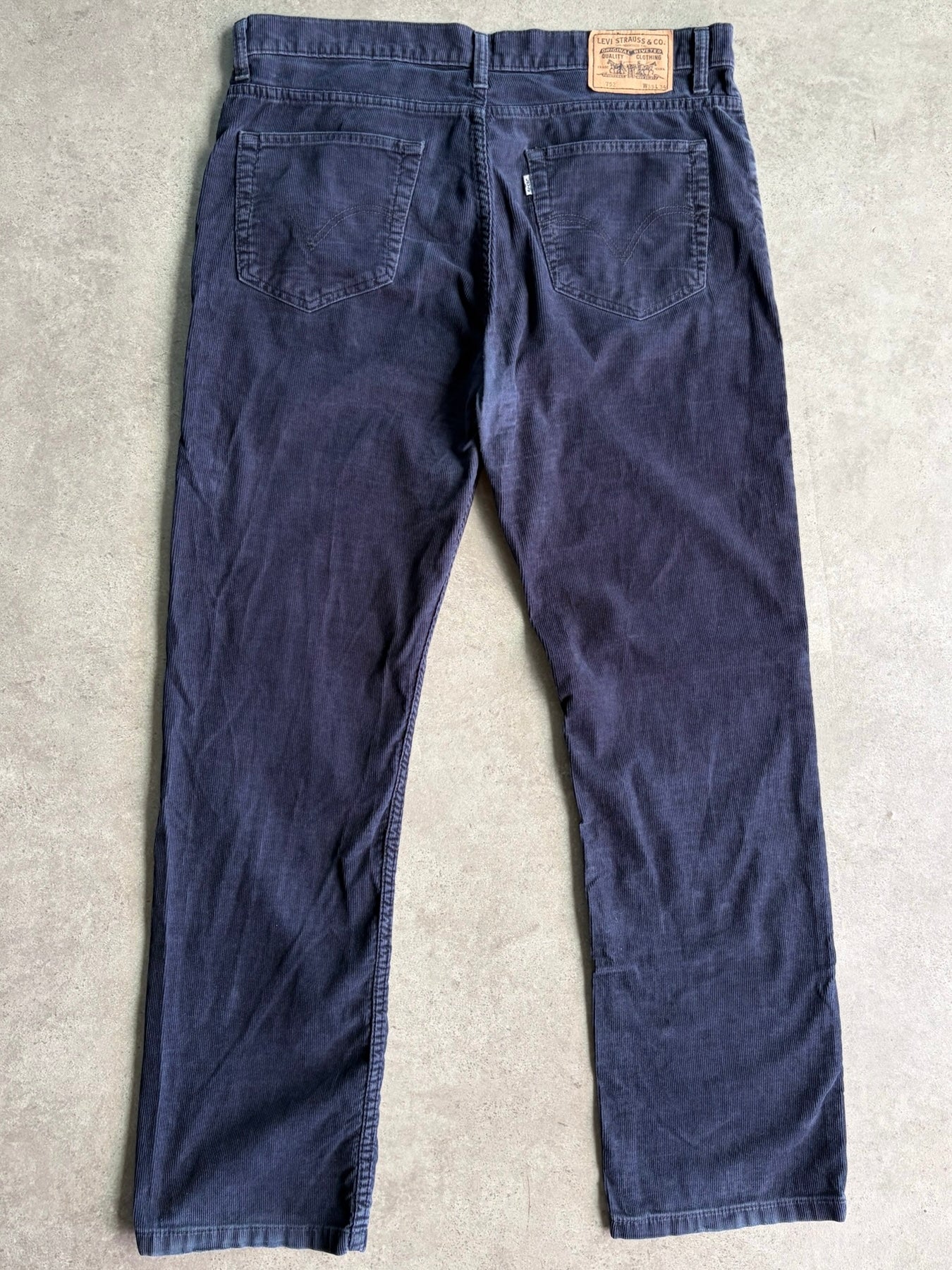 מכנסי קורדרוי Levi's 752 וינטג׳ - 39