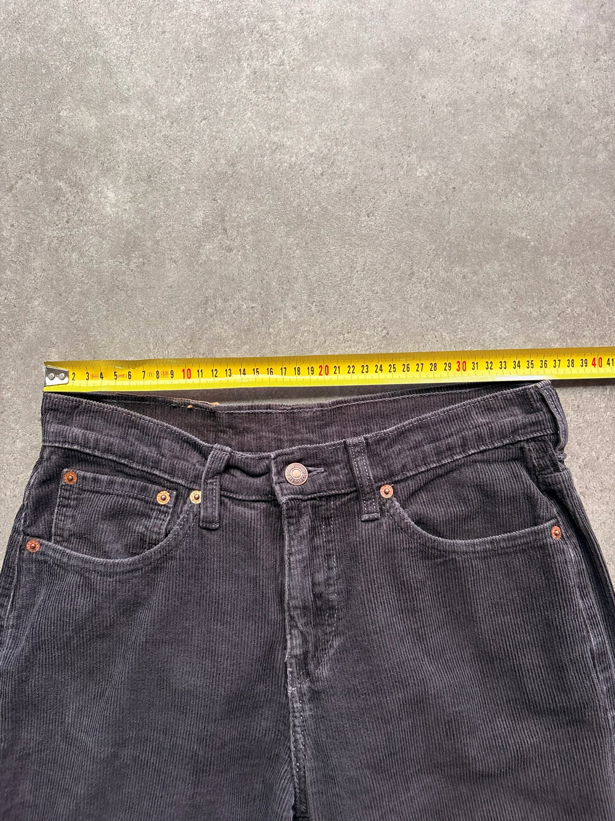 Levi's 584 מכנס קורדרוי וינטג׳ - 28 – ג׳ינס ליוויס וינטג׳, תמונה 3