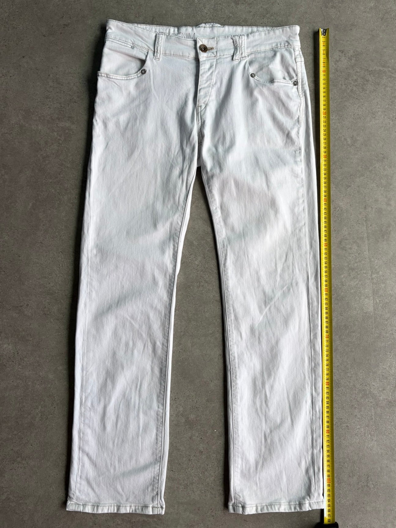 ג׳ינס Tommy Hilfiger Denim לבן וינטג׳ - 35