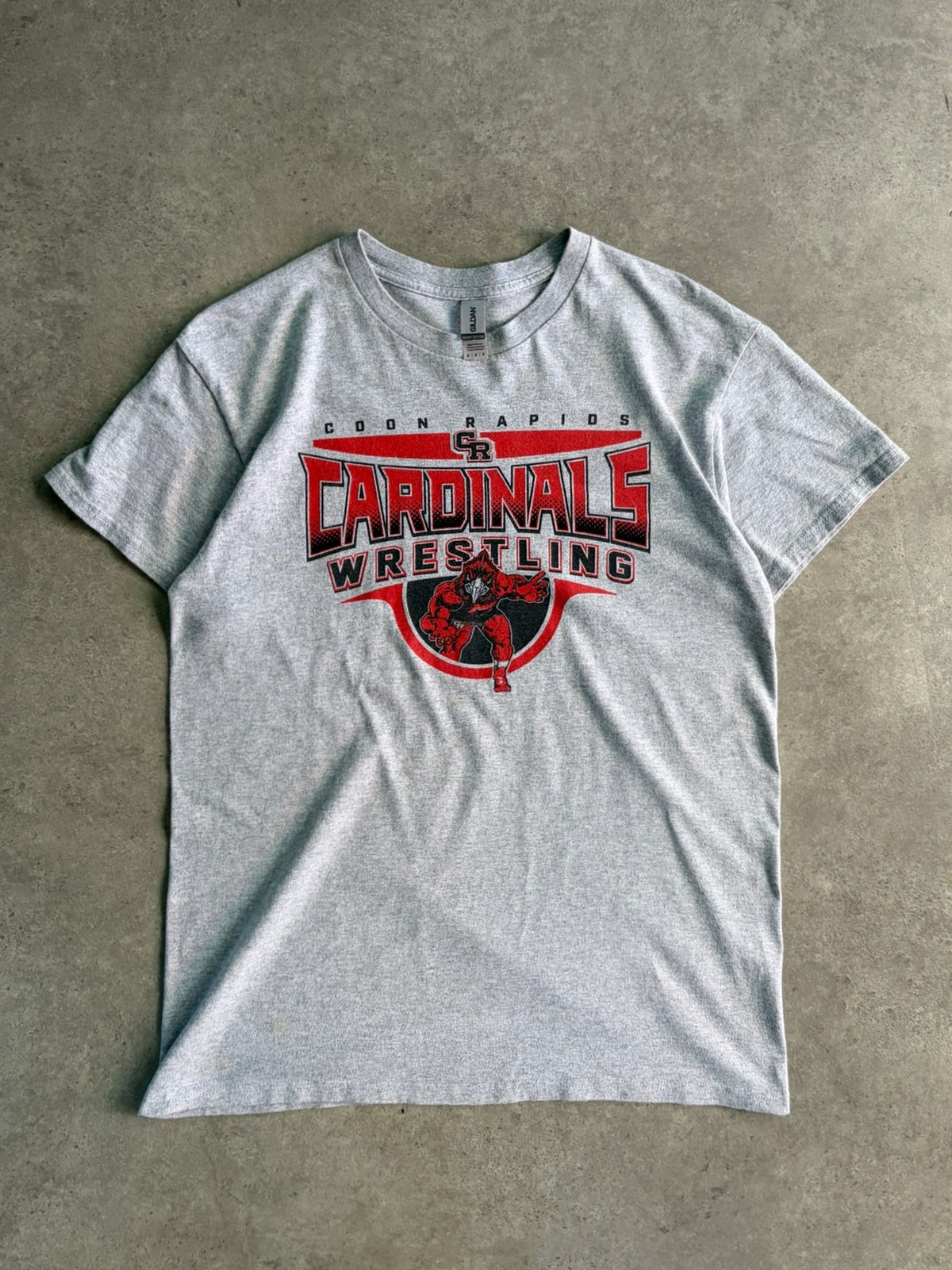 טי שירט היאבקות Coon Rapids Cardinals וינטג׳ - S