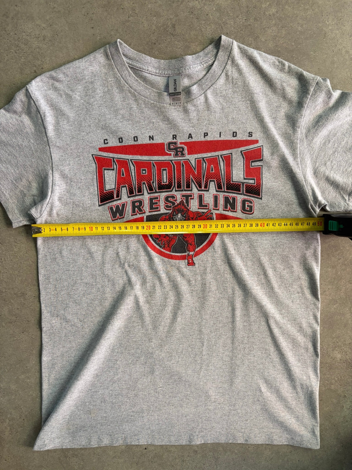 טי שירט היאבקות Coon Rapids Cardinals וינטג׳ - S