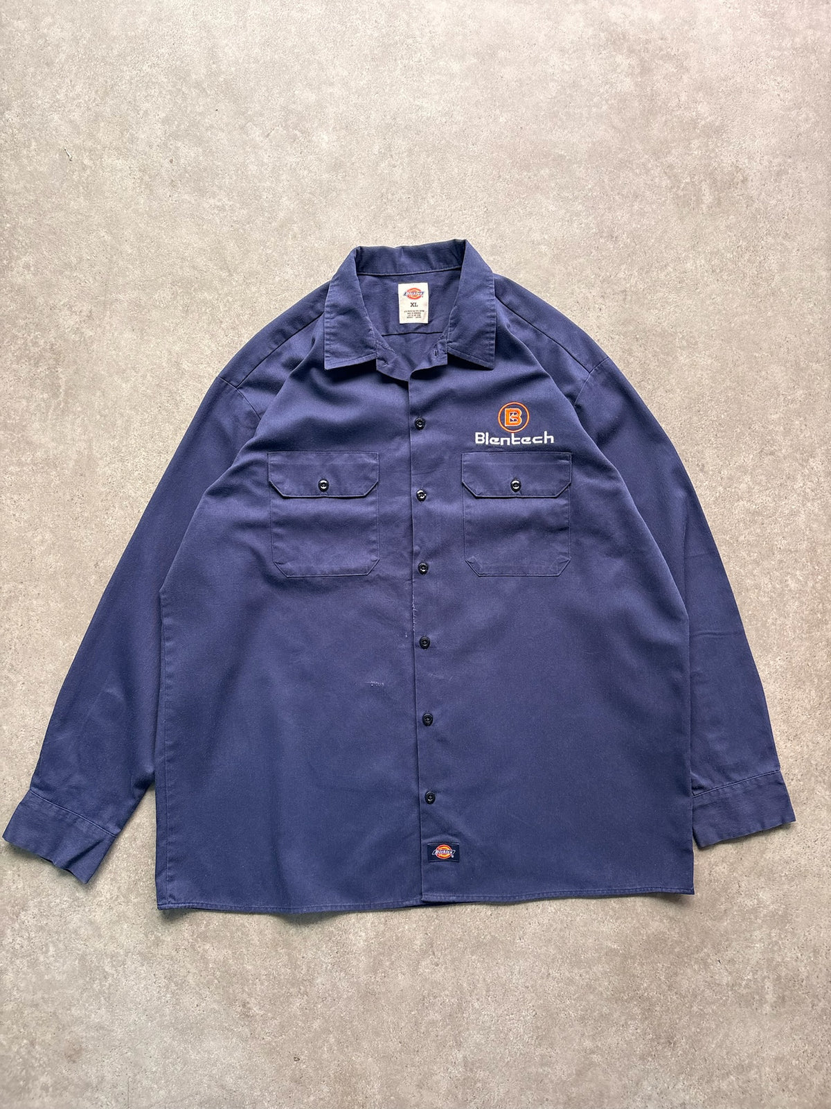 חולצת עבודה Dickies וינטג׳ - XXL – חולצה מכופתרת וינטג׳ דיקיס | DNA תל אביב