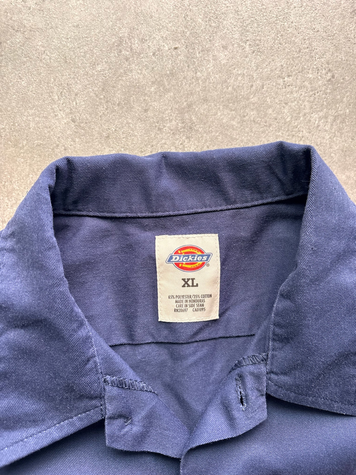 חולצת עבודה Dickies וינטג׳ - XXL – חולצה מכופתרת וינטג׳ דיקיס, תמונה 3