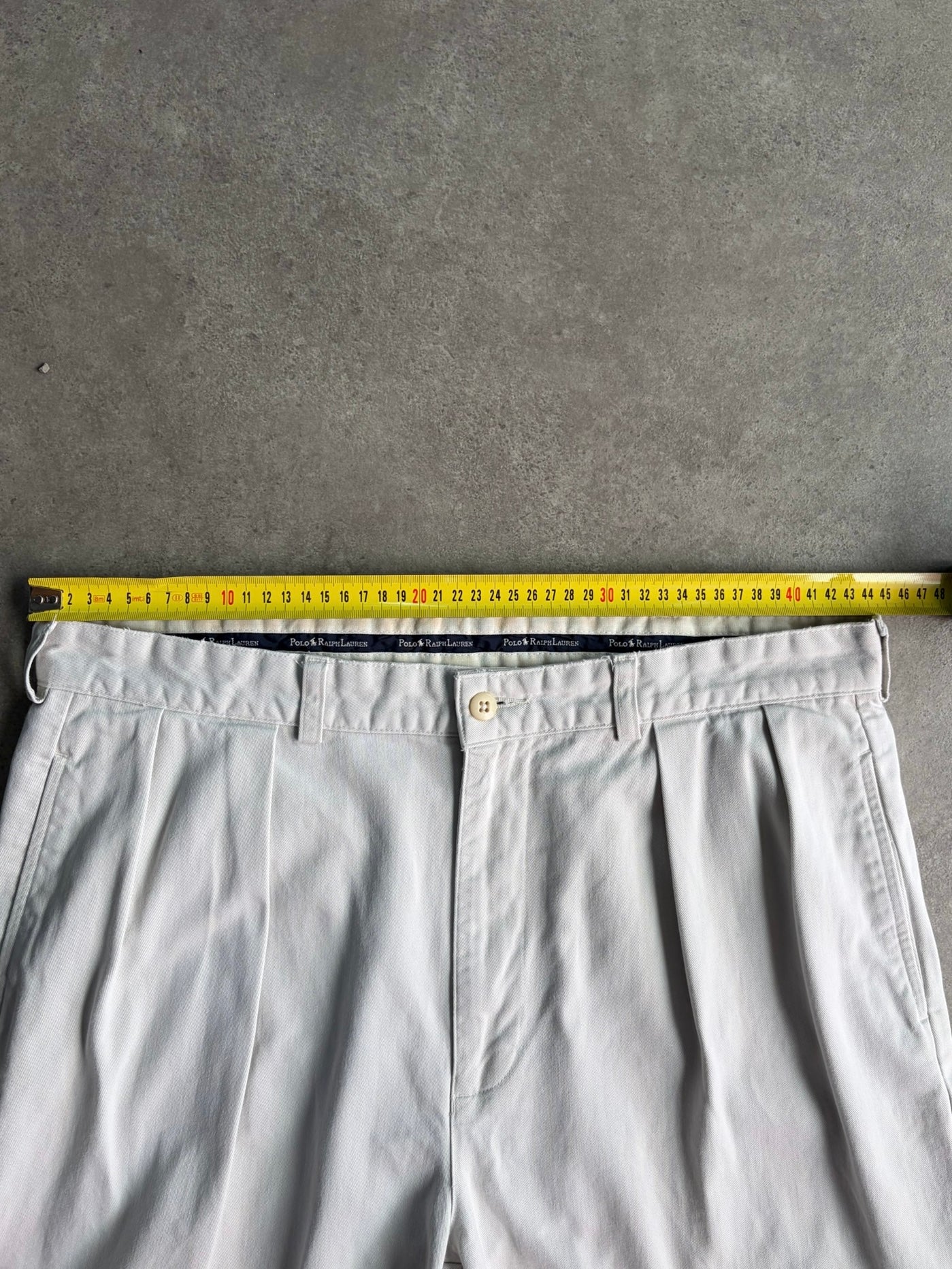 מכנסי צ׳ינו Polo Ralph Lauren עם קפלים וינטג׳ - 35