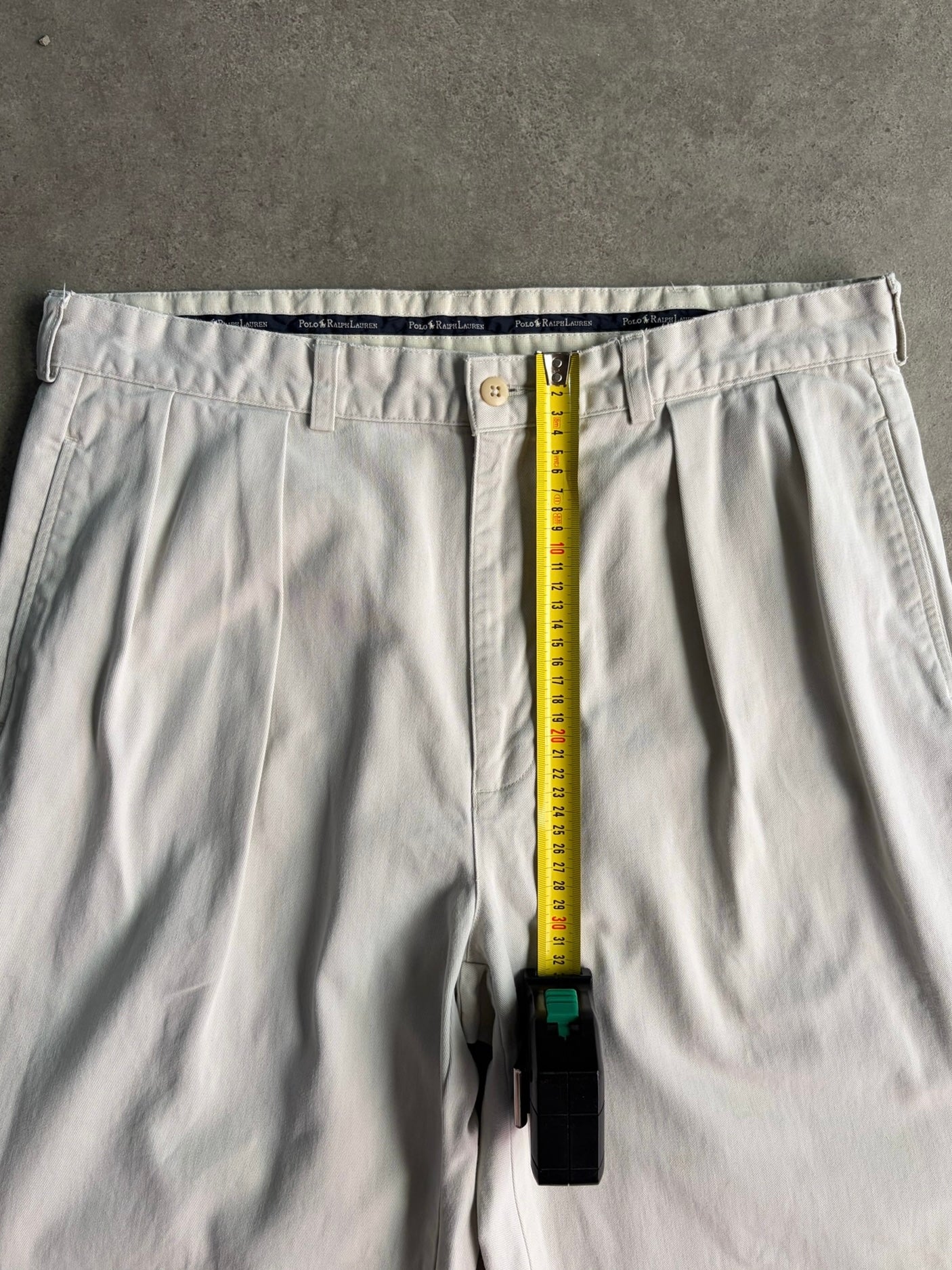 מכנסי צ׳ינו Polo Ralph Lauren עם קפלים וינטג׳ - 35