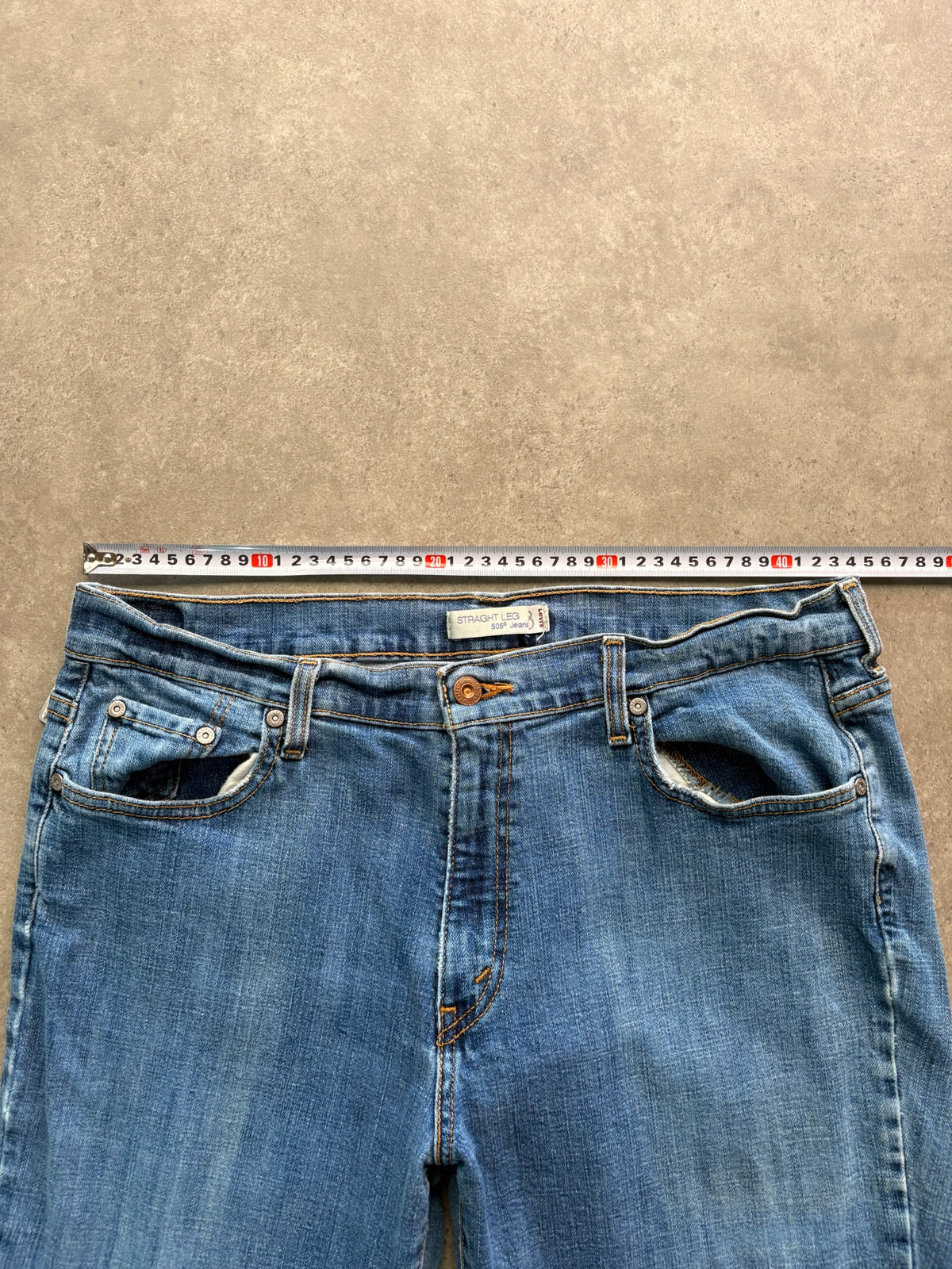 ג'ינס Levi's 505 וינטג׳ - 33 – ג׳ינס ליוויס וינטג׳, תמונה 3