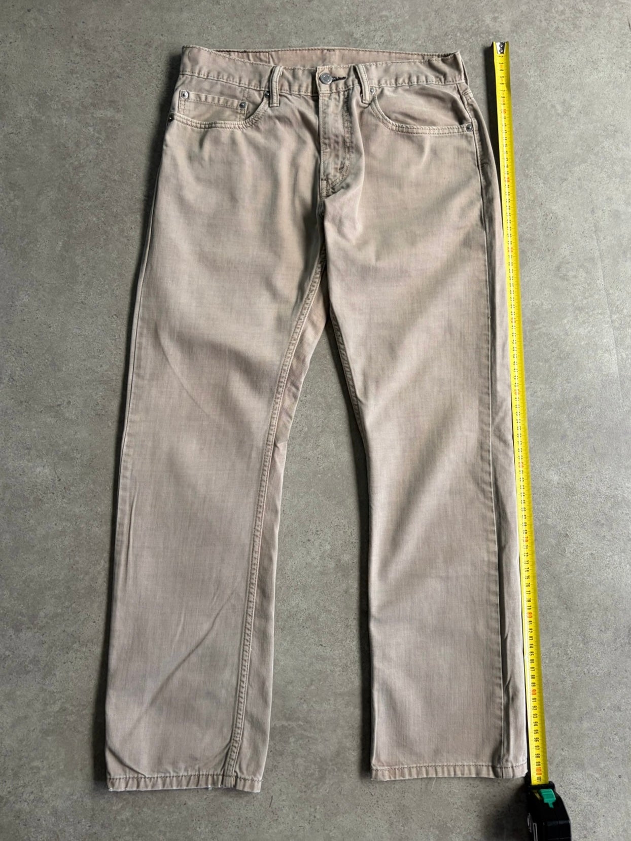 מכנסי Levi's 514 בז׳ וינטג׳ - 31