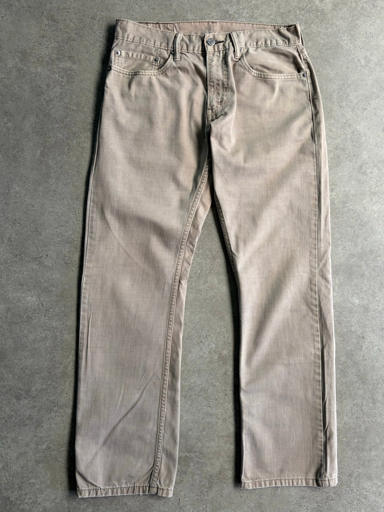 מכנסי Levi's 514 בז׳ וינטג׳ - 31
