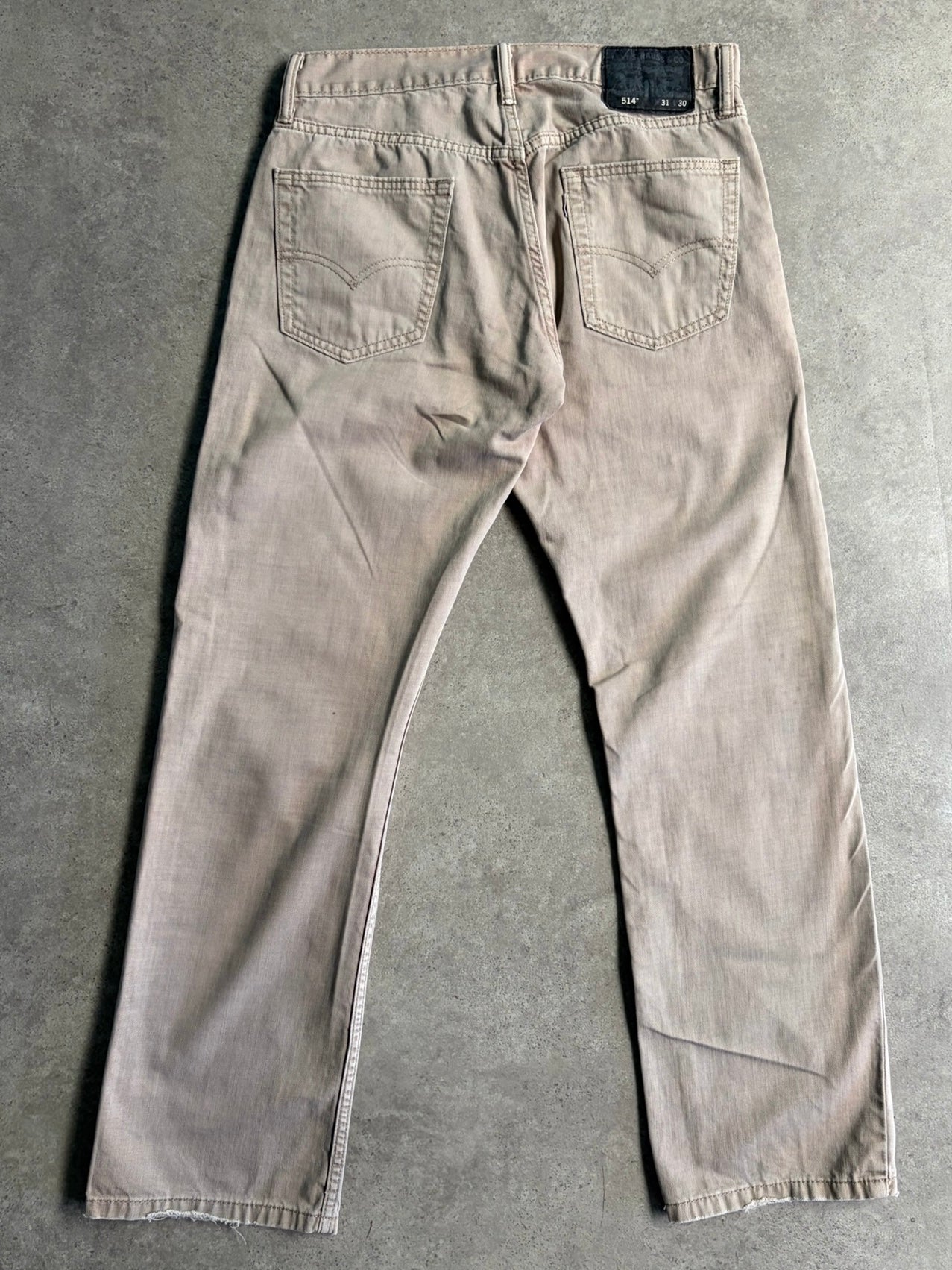 מכנסי Levi's 514 בז׳ וינטג׳ - 31