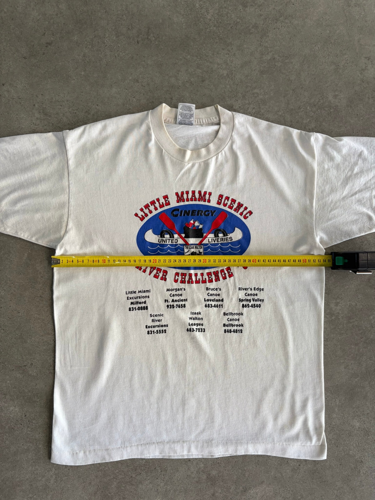 טי שירט Little Miami River Challenge 1997 וינטג׳ - M