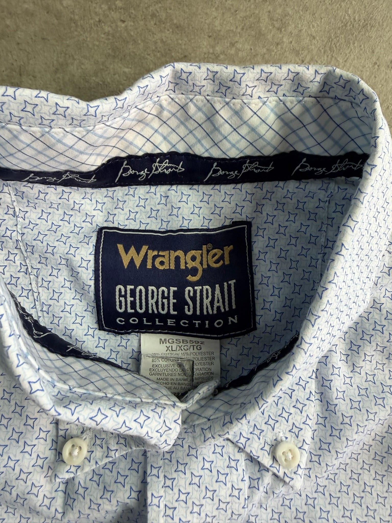 חולצת Wrangler George Strait וינטג׳ - XXL