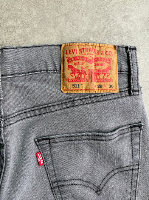 ג׳ינס Levi's 511 אפור וינטג׳ - 28