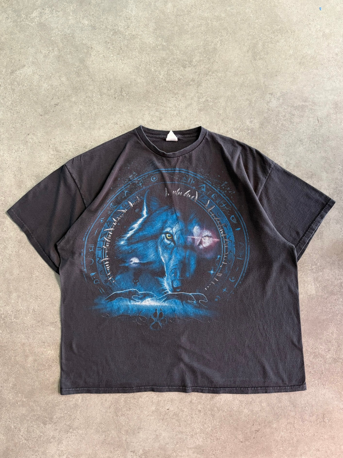 טי שירט זאב מיסטי וינטג׳ - 2XL