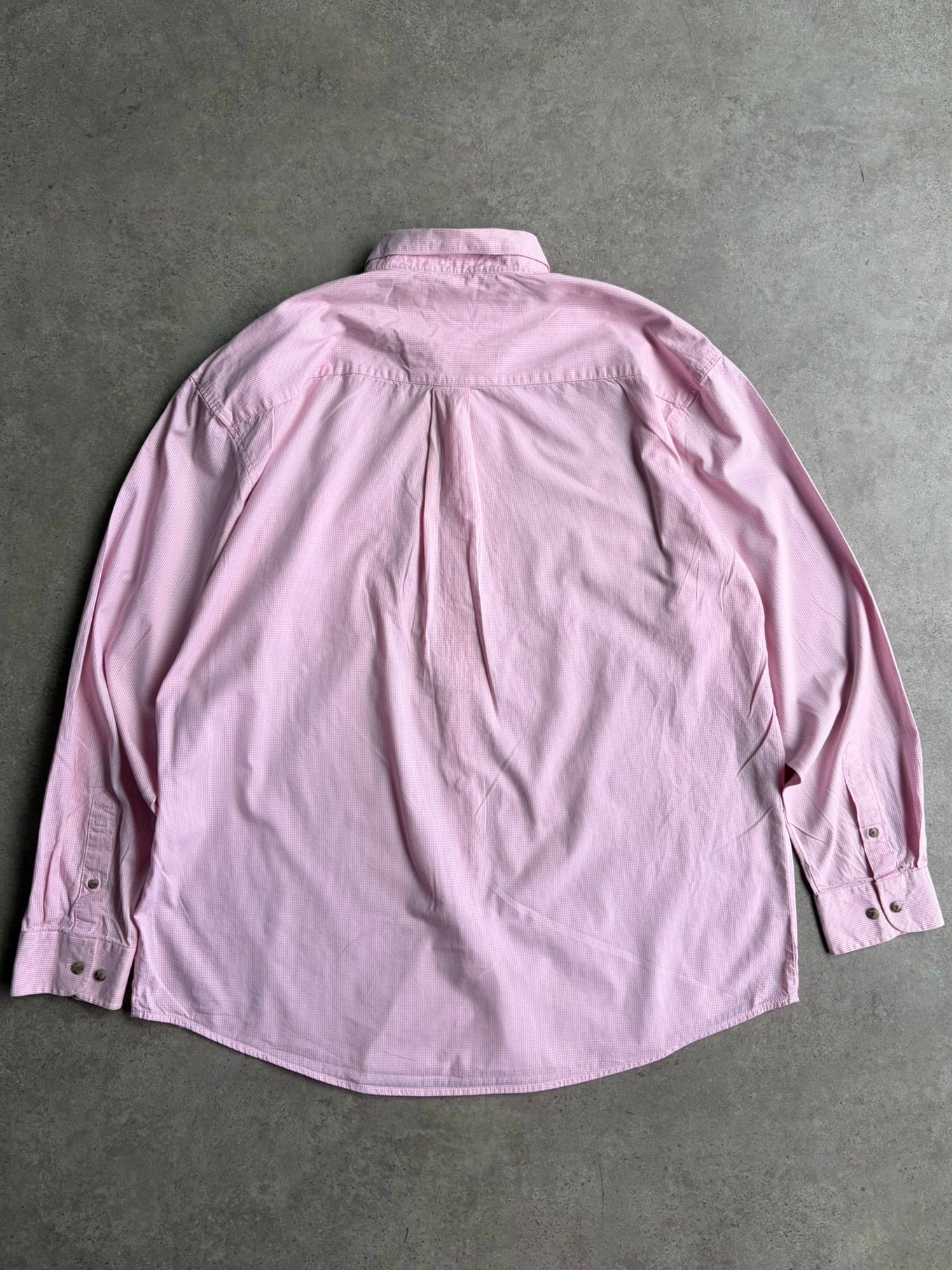חולצת Wrangler Western ורודה משבצות וינטג׳ - XXL