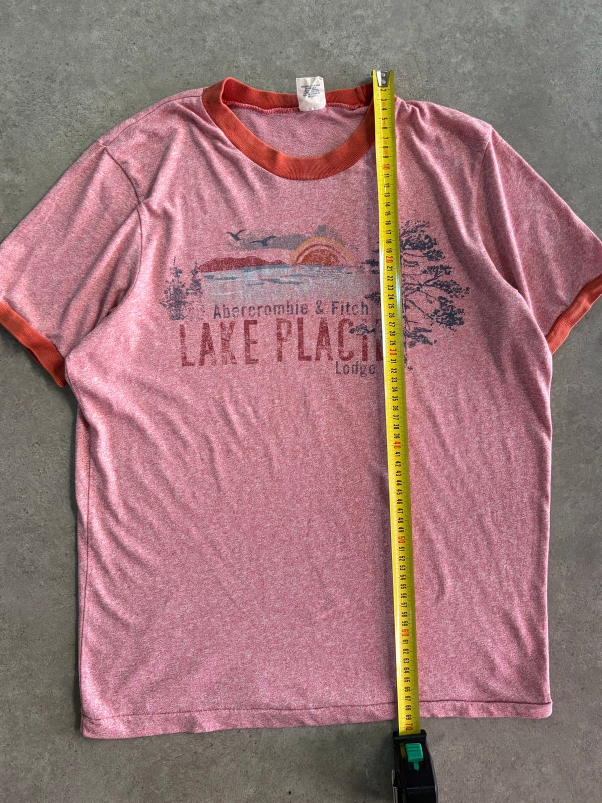 טישירט רינגר Abercrombie & Fitch Lake Placid וינטג׳ - M