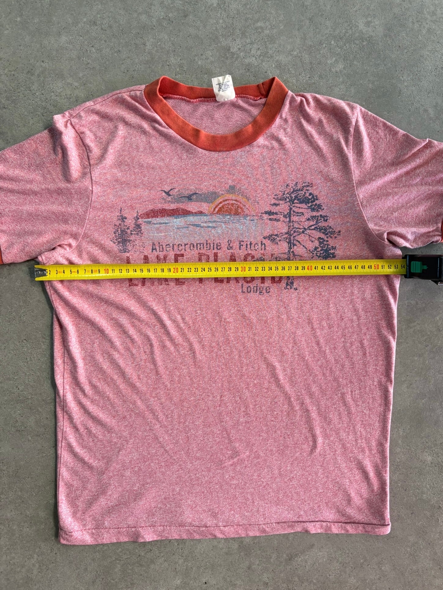 טישירט רינגר Abercrombie & Fitch Lake Placid וינטג׳ - M
