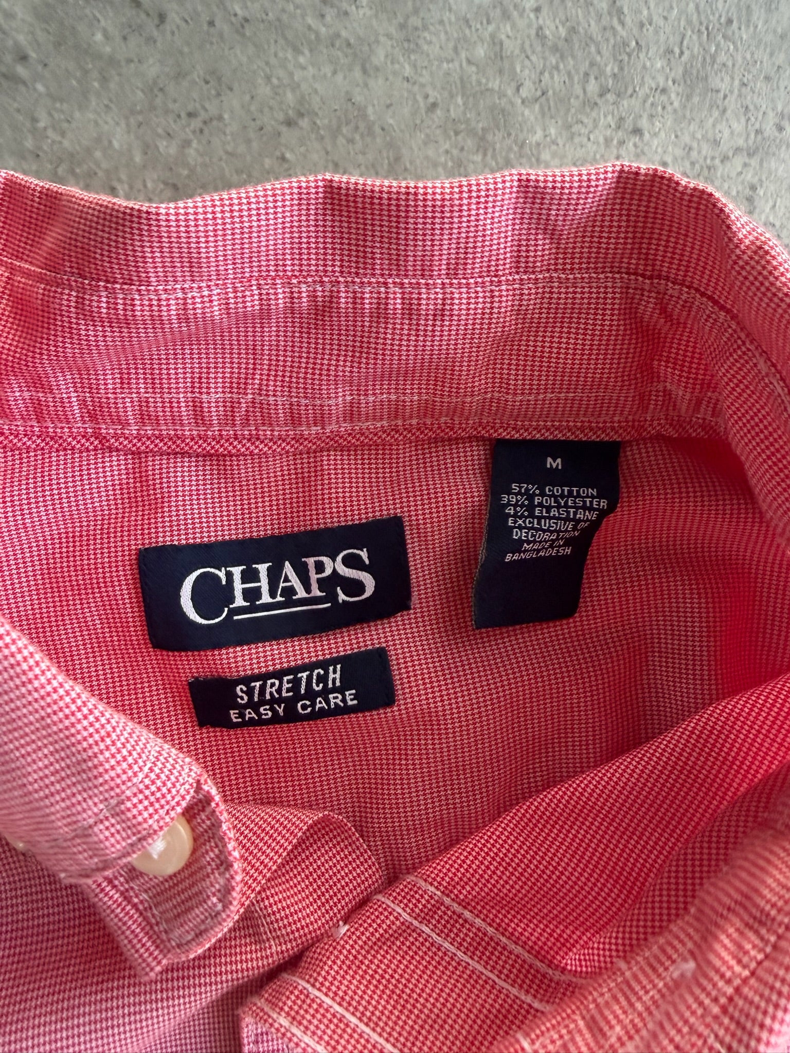 מכופתרת Chaps ורודה וינטג׳ - M
