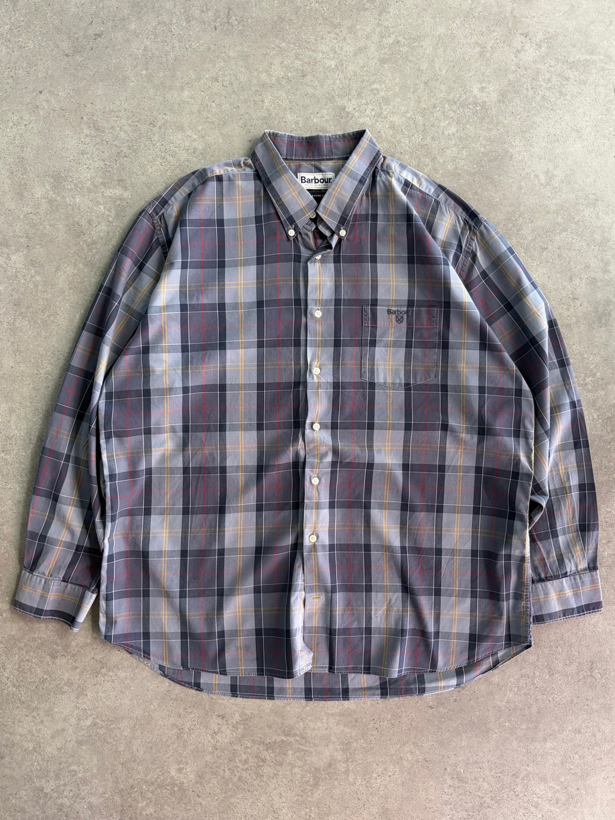 חולצת Barbour משבצות וינטג׳ - XL