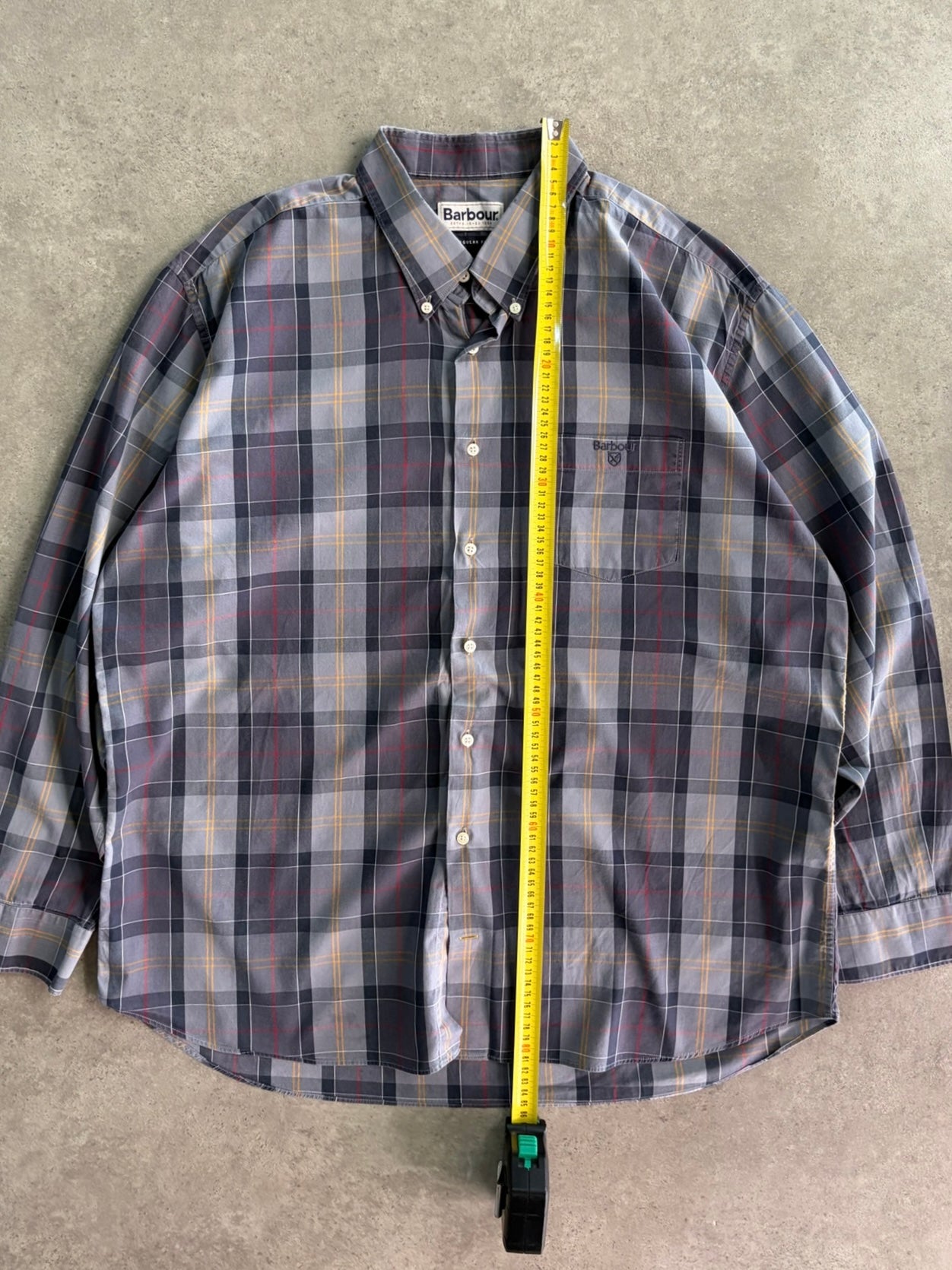 חולצת Barbour משבצות וינטג׳ - XL