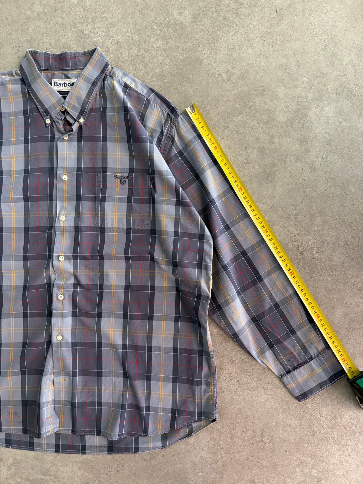 חולצת Barbour משבצות וינטג׳ - XL