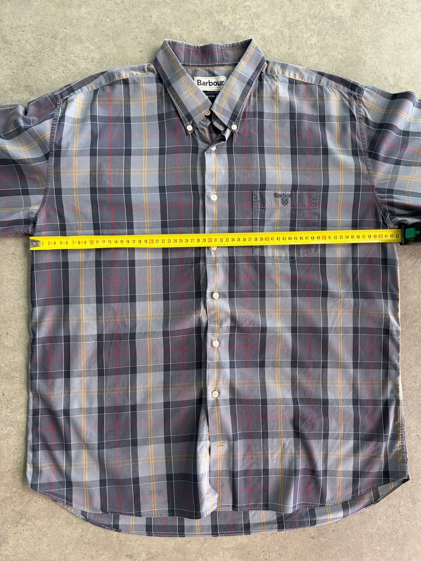חולצת Barbour משבצות וינטג׳ - XL